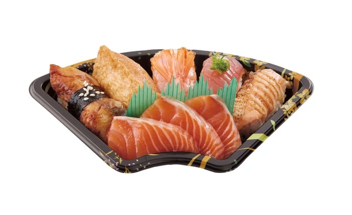 餐盒-赤蝦鮮鮭盛