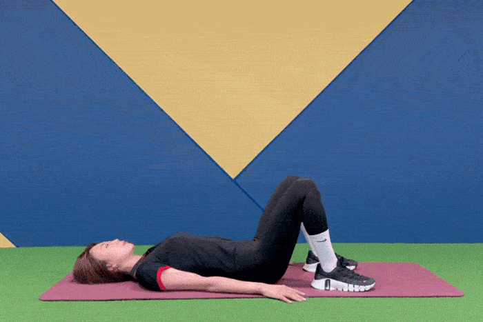 骨盆底肌訓練-橋式