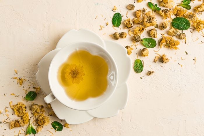 chrysanthemum-mint-tea