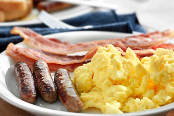 sausage-and-scrambled-eggs-with-bacon