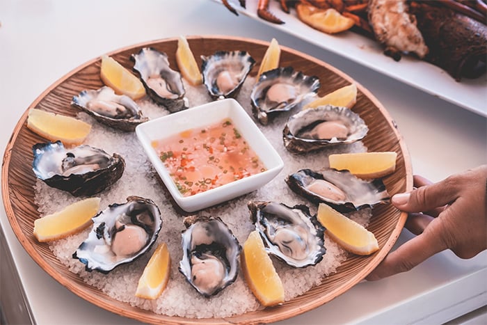 蛤蜊 淡菜牡蠣等海鮮 鋅鐵含量豐富